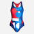 Badpak Olympic Blauw/Rood